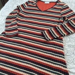 Emelia Striped Sweater Dress